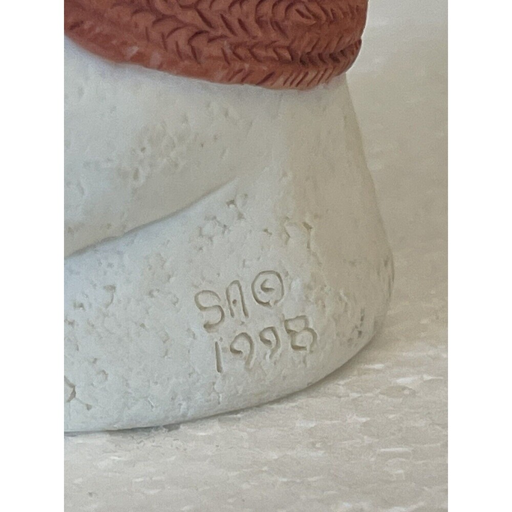 Sarah’s Attic Snowonders 6400 January Capper Snowman Dated 1998 Marked Numbered - Picture 6 of 8